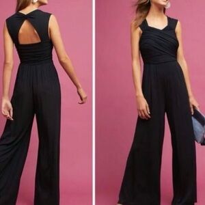 Anthropologie Moulinette Soeurs Black Jumpsuit, Small